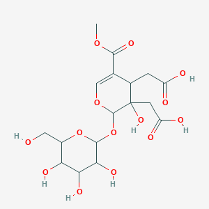 molecular formula C17H24O14 B598877 女贞子酸 CAS No. 183238-67-7