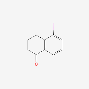 molecular formula C10H9IO B598882 5-碘-3,4-二氢萘-1(2H)-酮 CAS No. 1199782-87-0