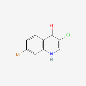 molecular formula C9H5BrClNO B598894 3-氯-7-溴-4-羟基喹啉 CAS No. 1203579-13-8