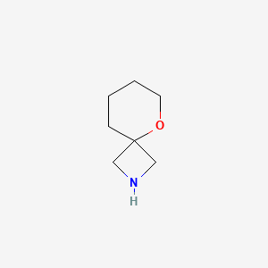 molecular formula C7H13NO B598902 5-氧杂-2-氮杂螺[3.5]壬烷 CAS No. 138387-19-6