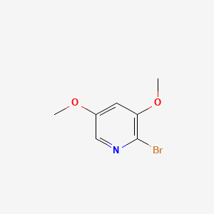molecular formula C7H8BrNO2 B598903 2-Bromo-3,5-dimethoxypyridine CAS No. 149966-41-6
