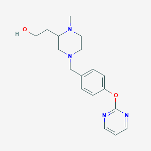 2-{1-methyl-4-[4-(2-pyrimidinyloxy)benzyl]-2-piperazinyl}ethanol