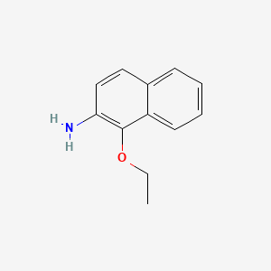 molecular formula C12H13NO B598906 1-Ethoxynaphthalen-2-amine CAS No. 163519-61-7