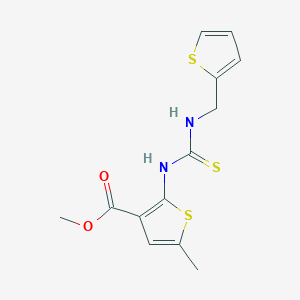 methyl 5-methyl-2-({[(2-thienylmethyl)amino]carbonothioyl}amino)-3-thiophenecarboxylate