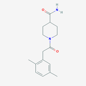 molecular formula C16H22N2O2 B5989284 1-[(2,5-dimethylphenyl)acetyl]-4-piperidinecarboxamide 