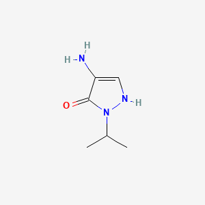B598940 4-Amino-1-isopropyl-1H-pyrazol-5-ol CAS No. 198885-82-4
