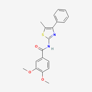 3,4-DIMETHOXY-N~1~-(5-METHYL-4-PHENYL-1,3-THIAZOL-2-YL)BENZAMIDE