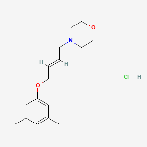 4-[(E)-4-(3,5-dimethylphenoxy)but-2-enyl]morpholine;hydrochloride