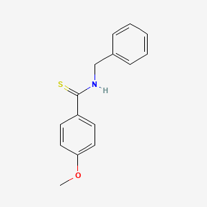 N-benzyl-4-methoxybenzenecarbothioamide