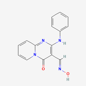 2-anilino-3-[(E)-hydroxyiminomethyl]pyrido[1,2-a]pyrimidin-4-one