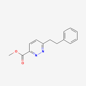 B598954 Methyl 6-phenethylpyridazine-3-carboxylate CAS No. 142054-81-7