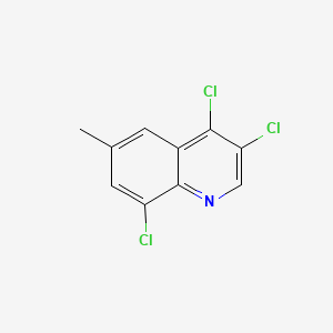 B598962 3,4,8-Trichloro-6-methylquinoline CAS No. 1204811-90-4