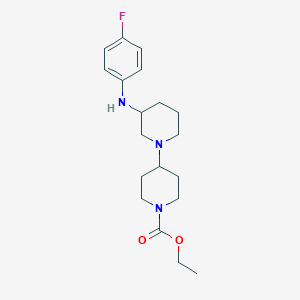 ethyl 3-[(4-fluorophenyl)amino]-1,4'-bipiperidine-1'-carboxylate