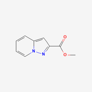 molecular formula C9H8N2O2 B598975 吡唑并[1,5-a]吡啶-2-甲酸甲酯 CAS No. 151831-21-9