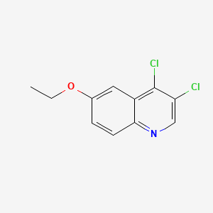 molecular formula C11H9Cl2NO B598986 3,4-Dichloro-6-ethoxyquinoline CAS No. 1204811-86-8