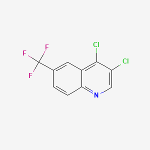 B598988 3,4-Dichloro-6-(trifluoromethyl)quinoline CAS No. 1204810-59-2