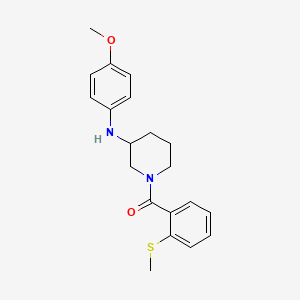 N-(4-methoxyphenyl)-1-[2-(methylthio)benzoyl]-3-piperidinamine