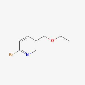 molecular formula C8H10BrNO B598994 2-溴-5-(乙氧甲基)吡啶 CAS No. 1204425-37-5