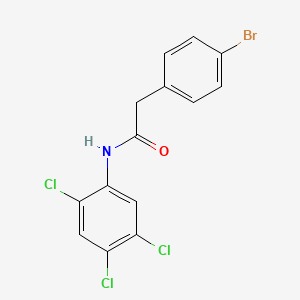 2-(4-bromophenyl)-N-(2,4,5-trichlorophenyl)acetamide