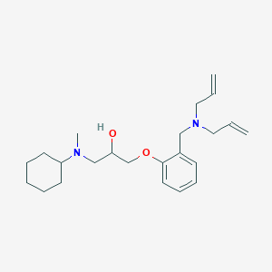 1-[cyclohexyl(methyl)amino]-3-{2-[(diallylamino)methyl]phenoxy}-2-propanol