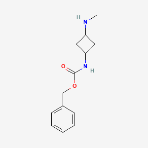 B599002 (3-Methylamino-cyclobutyl)-carbamic acid benzyl ester CAS No. 1201825-73-1