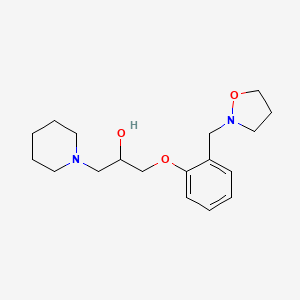 1-[2-(1,2-Oxazolidin-2-ylmethyl)phenoxy]-3-piperidin-1-ylpropan-2-ol