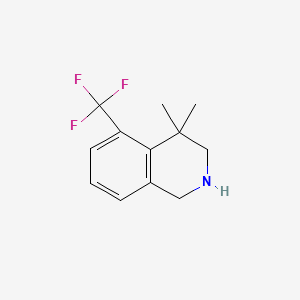4,4-Dimethyl-5-(trifluoromethyl)-1,2,3,4-tetrahydroisoquinoline