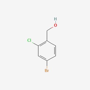 molecular formula C7H6BrClO B599020 (4-溴-2-氯苯基)甲醇 CAS No. 185315-48-4