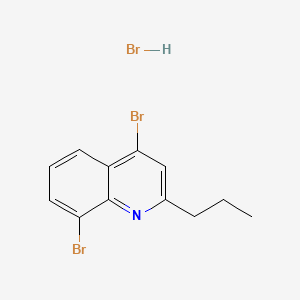 4,8-Dibromo-2-propylquinoline hydrobromide