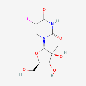 molecular formula C10H13IN2O6 B599027 5-Iodo-2'-C-Methyl uridine CAS No. 1203461-96-4