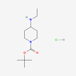 tert-Butyl 4-(ethylamino)piperidine-1-carboxylate hydrochloride