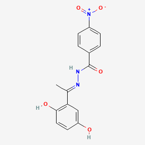 N'-[1-(2,5-dihydroxyphenyl)ethylidene]-4-nitrobenzohydrazide