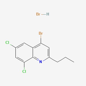 4-Bromo-6,8-dichloro-2-propylquinoline hydrobromide