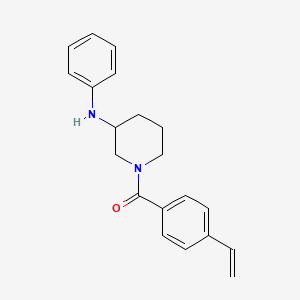 molecular formula C20H22N2O B5990566 N-phenyl-1-(4-vinylbenzoyl)-3-piperidinamine 