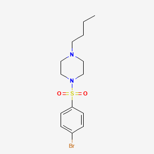 molecular formula C14H21BrN2O2S B599062 1-(4-Bromophenylsulfonyl)-4-butylpiperazine CAS No. 1199773-16-4