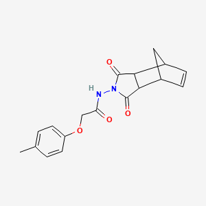 molecular formula C18H18N2O4 B5990668 N-(1,3-dioxo-1,3,3a,4,7,7a-hexahydro-2H-4,7-methanoisoindol-2-yl)-2-(4-methylphenoxy)acetamide 