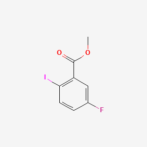 molecular formula C8H6FIO2 B599067 Methyl 5-fluoro-2-iodobenzoate CAS No. 1202897-48-0