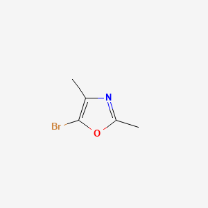 molecular formula C5H6BrNO B599069 5-Bromo-2,4-dimethyl-oxazole CAS No. 187399-73-1