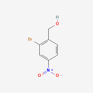 molecular formula C7H6BrNO3 B599073 (2-Bromo-4-nitrophenyl)methanol CAS No. 183111-34-4