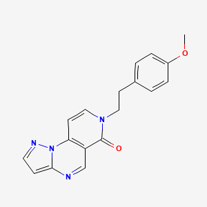 7-[2-(4-methoxyphenyl)ethyl]pyrazolo[1,5-a]pyrido[3,4-e]pyrimidin-6(7H)-one