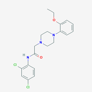 molecular formula C20H23Cl2N3O2 B5990831 N-(2,4-dichlorophenyl)-2-[4-(2-ethoxyphenyl)piperazin-1-yl]acetamide 