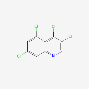 molecular formula C9H3Cl4N B599101 3,4,5,7-Tetrachloroquinoline CAS No. 1204810-07-0