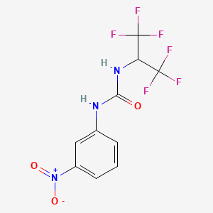 1-(1,1,1,3,3,3-Hexafluoropropan-2-yl)-3-(3-nitrophenyl)urea