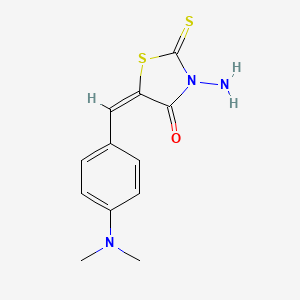 3-amino-5-[4-(dimethylamino)benzylidene]-2-thioxo-1,3-thiazolidin-4-one