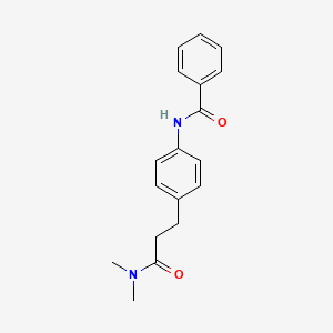 N-{4-[3-(dimethylamino)-3-oxopropyl]phenyl}benzamide