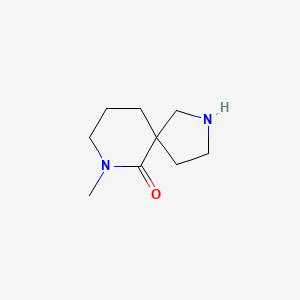 molecular formula C9H16N2O B599119 7-甲基-2,7-二氮杂螺[4.5]癸烷-6-酮 CAS No. 1203797-13-0
