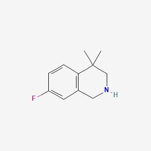 7-Fluoro-4,4-dimethyl-1,2,3,4-tetrahydroisoquinoline