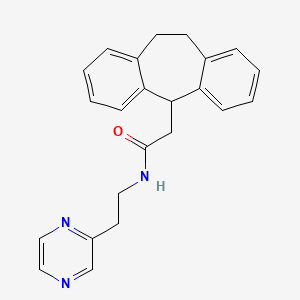 2-(10,11-dihydro-5H-dibenzo[a,d][7]annulen-5-yl)-N-[2-(2-pyrazinyl)ethyl]acetamide