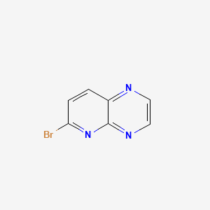 molecular formula C7H4BrN3 B599132 6-Bromopyrido[2,3-B]pyrazine CAS No. 1204298-53-2