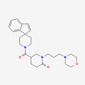 1-[3-(4-morpholinyl)propyl]-5-(1'H-spiro[indene-1,4'-piperidin]-1'-ylcarbonyl)-2-piperidinone